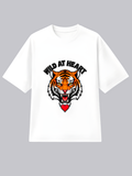 Wild at Heart Tiger Graphic T-Shirt – Quiet Storm Streetwear T shirt