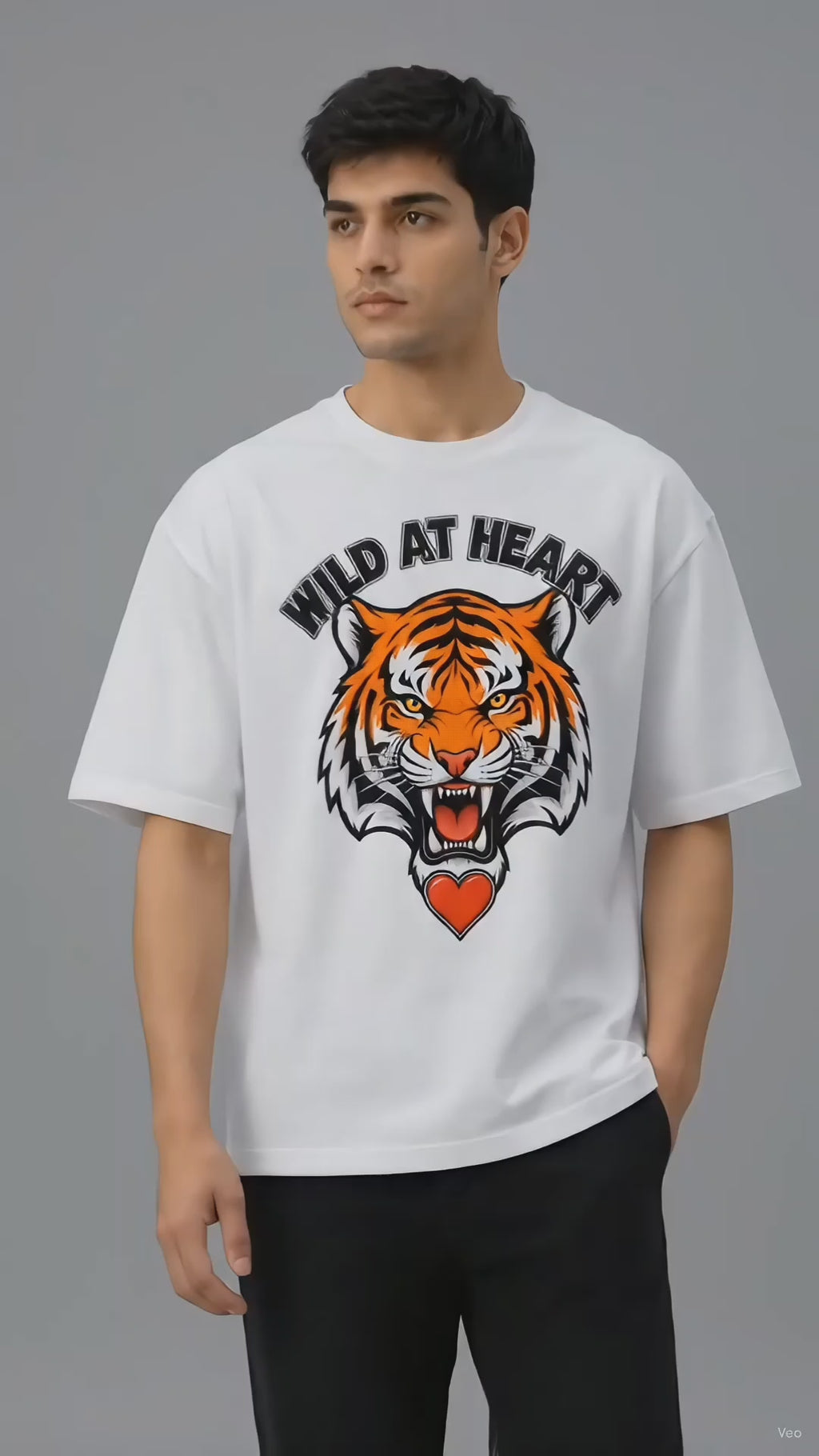 Wild at Heart Tiger Graphic T-Shirt – Quiet Storm Streetwear T shirt